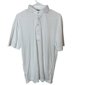 NWT Collars & Co White Cutaway Collar Polo Shirt Extra Large XL